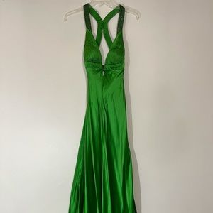 Aidan Mattox Emerald Green Dress